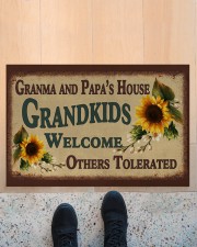 WELCOME OTHERS TOLERATED -PERFECT GIFT FOR GRANDMA Doormat 22.5" x 15" aos-doormat-22-5x15-lifestyle-front-10