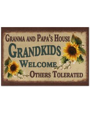 WELCOME OTHERS TOLERATED -PERFECT GIFT FOR GRANDMA Doormat 22.5" x 15" front