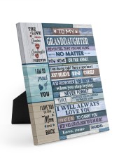 LOVELY GIFT FOR YOUR GRANDDAUGHTER Easel-Back Gallery Wrapped Canvas tile