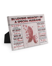 IN LOVING MEMORY OF A SPECIAL HUSBAND Easel-Back Gallery Wrapped Canvas tile