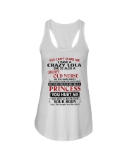 TREATS ME LIKE A PRINCESS - OLD NURSE - LOLA Ladies Flowy Tank tile