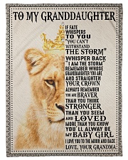 IF FATE WHISPERS TO YOU - GRANDMA TO GRANDDAUGHTER Small Fleece Blanket - 30" x 40" front