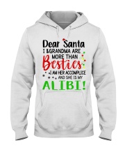 SHE IS MY ALIBI - LOVELY GIFT FOR GRANDSON Hooded Sweatshirt tile