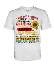 SHE HAS ANGER ISSUES - LOVELY GIFT FOR GRANDSON V-Neck T-Shirt tile
