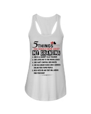 5 THINGS - PERFECT GIFT FOR GRANDMA Ladies Flowy Tank tile