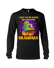 I Try To Be Good - Amazing Gift For Grandkids Long Sleeve Tee tile