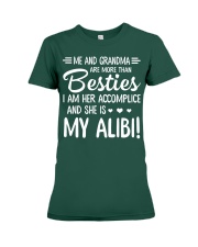 ME AND GRANDMA ARE MORE THAN BESTIES Premium Fit Ladies Tee tile