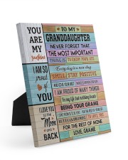 I Am Proud Of Many Things - Lovely Gift For Granddaughter Easel-Back Gallery Wrapped Canvas tile