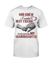 GOD GAVE ME MY GRANDDAUGHTER - GIFT FOR GRANDMA Premium Fit Mens Tee tile