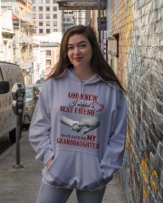 GOD GAVE ME MY GRANDDAUGHTER - GIFT FOR GRANDMA Hooded Sweatshirt lifestyle-unisex-hoodie-front-1