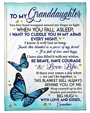 BIG HUG - BEST GIFT FOR GRANDDAUGHTER Small Fleece Blanket - 30" x 40" front