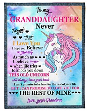 BELIEVE IN YOURSELF - GRANDMA TO GRANDDAUGHTER Small Fleece Blanket - 30" x 40" front
