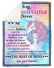 BELIEVE IN YOURSELF - GRANDMA TO GRANDDAUGHTER Sherpa Fleece Blanket tile
