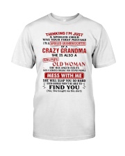I'M JUST SPOILED CHILD - GIFT FOR GRANDDAUGHTER Premium Fit Mens Tee tile
