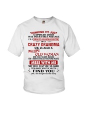 I'M JUST SPOILED CHILD - GIFT FOR GRANDDAUGHTER Youth T-Shirt front