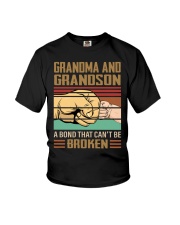 BOND CAN'T BE BROKEN - GIFT FOR GRANDMA GRANDSON Youth T-Shirt front