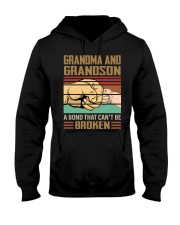 BOND CAN'T BE BROKEN - GIFT FOR GRANDMA GRANDSON Hooded Sweatshirt tile