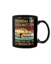 BOND CAN'T BE BROKEN - GIFT FOR GRANDMA GRANDSON Mug tile