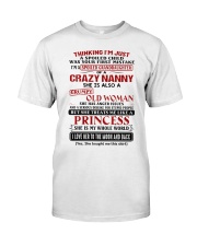 SHE IS MY WHOLE WORLD - GIFT FOR GRANDDAUGHTER Premium Fit Mens Tee tile