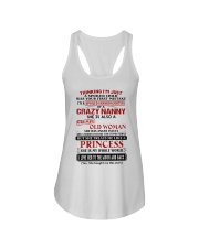 SHE IS MY WHOLE WORLD - GIFT FOR GRANDDAUGHTER Ladies Flowy Tank tile