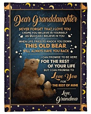 BELIEVE IN YOURSELF - BEST GIFT FOR GRANDDAUGHTER Small Fleece Blanket - 30" x 40" front