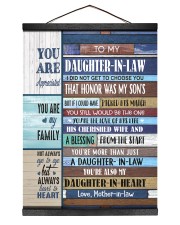YOU ARE APPRECIATED-BEST GIFT FOR DAUGHTER-IN-LAW 12x16 Black Hanging Canvas thumbnail