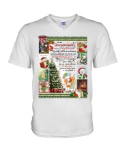 I LOVE YOU FOREVER - GREAT GIFT FOR GRANDDAUGHTER V-Neck T-Shirt tile