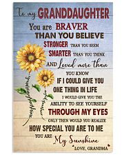 YOU ARE MY SUNSHINE - BEST GIFT FOR GRANDDAUGHTER 11x17 Poster front