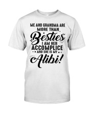 She Is My Alibi - Special Gift For Granddaughter Premium Fit Mens Tee tile