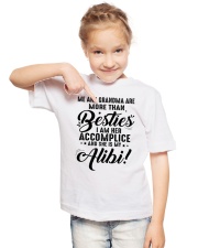 She Is My Alibi - Special Gift For Granddaughter Youth T-Shirt lifestyle-youth-tshirt-front-2