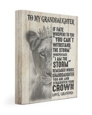 I AM THE STORM - SPECIAL GIFT FOR GRANDDAUGHTER 11x14 Gallery Wrapped Canvas Prints front
