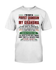 My Grandma Loves Me - Best Gift For Grandson Premium Fit Mens Tee tile