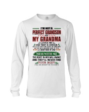 My Grandma Loves Me - Best Gift For Grandson Long Sleeve Tee tile