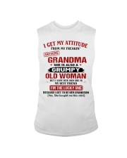 SHE IS MY BEST FRIEND - BEST GIFT FOR GRANDSON Sleeveless Tee tile