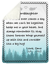 I'LL STAY THERE FOREVER - OMA TO GRANDDAUGHTER Sherpa Fleece Blanket tile