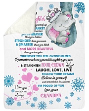 I'm Proud Of You - Amazing Gift For Granddaughter Sherpa Fleece Blanket tile