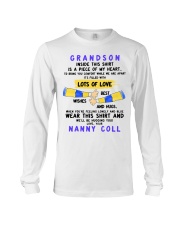 LOST OF LOVE - BEST GIFT FOR GRANDSON FROM GRANDMA Long Sleeve Tee tile