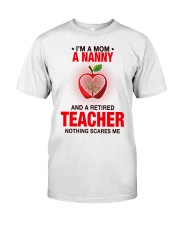 NOTHING SCARES ME - PERFECT GIFT FOR NANN Premium Fit Mens Tee tile
