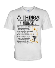 5 THINGS YOU SHOULD KNOW ABOUT THIS NURSE V-Neck T-Shirt tile