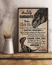 Just Do Your Best - Lovely Gift For Granddaughter 11x17 Poster lifestyle-poster-3