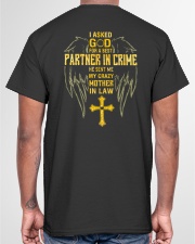 I ASKED GOD - MOTHER-IN-LAW TO SON-IN-LAW Classic T-Shirt garment-tshirt-unisex-back-04