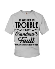 I LISTENED TO HER - LOVELY GIFT FOR GRANDSON Youth T-Shirt front