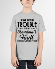 I LISTENED TO HER - LOVELY GIFT FOR GRANDSON Youth T-Shirt garment-youth-tshirt-front-01