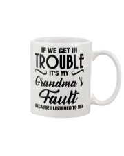 I LISTENED TO HER - LOVELY GIFT FOR GRANDSON Mug tile