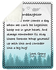 I'LL STAY THERE FOREVER - GRANA TO GRANDDAUGHTER Sherpa Fleece Blanket tile