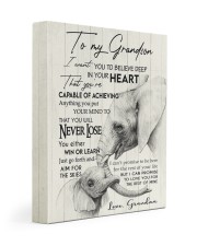 YOU WILL NEVER LOSE - GREAT GIFT FOR GRANDSON 11x14 Gallery Wrapped Canvas Prints front