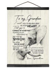 YOU WILL NEVER LOSE - GREAT GIFT FOR GRANDSON Hanging Canvas tile