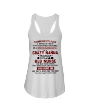I'M A SPOILED GRANDDAUGHTER OF A CRAZY NANNA Ladies Flowy Tank tile