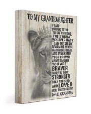STRAIGTHEN YOUR CROWN GIFT FOR GRANDDAUGHTER 11x14 Gallery Wrapped Canvas Prints front