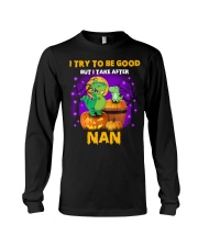 I Try To Be Good - Amazing Gift For Grandkids Long Sleeve Tee tile